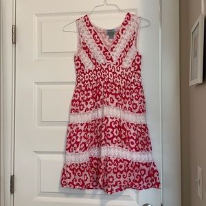 Sleeveless summer dress.